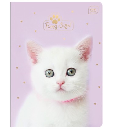 4 X ZESZYT A5, 32 KARTKI, KRATKA Z MARGINESEM, SŁODKIE ZWIERZAKI