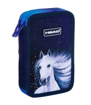 Piórnik podwójny bez wyposażenia ASTRA HEAD GALAXY koń