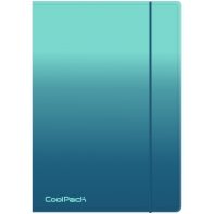  Teczka A4 z gumką Coolpack Ombre Gradient Blue Lagoon
