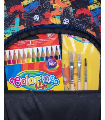 Plecaczek dziecięcy COLORINO  TOBY GAME