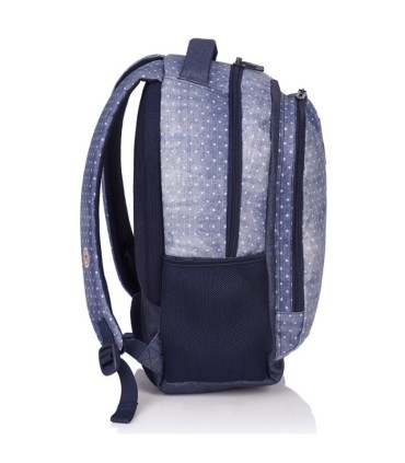 Bardzo lekki plecak młodzieżowy HEAD HD-07 Astra, w kropki