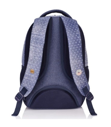 Bardzo lekki plecak młodzieżowy HEAD HD-07 Astra, w kropki