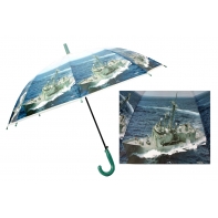 Automatyczna duża parasolka dziecięca z motywem okrętu