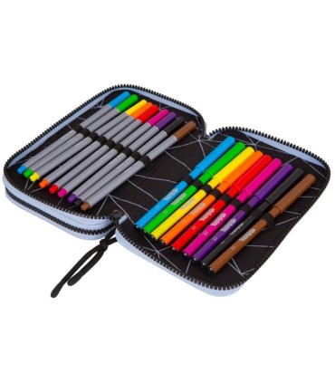 Podwójny piórnik z wyposażeniem, Coolpack Jumper 2, Disney 100 