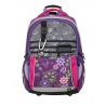 Plecak szkolny Bagmaster kwiatuszki - trzykomorowy