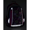Plecak szkolny Bagmaster kwiatuszki - trzykomorowy