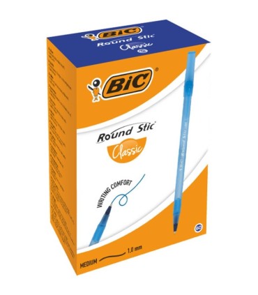 60 szt. x długopis BIC Round Stic Classic 1,0 mm, niebieski