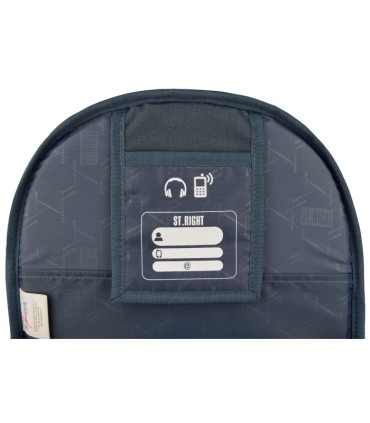 Trzykomorowy plecak szkolny St.Right 27 L, Boho BP6