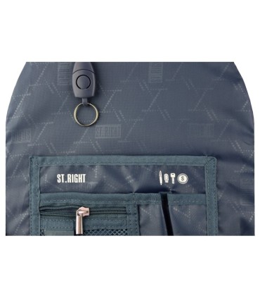 Trzykomorowy plecak szkolny St.Right 27 L, Boho BP6