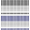 40 szt. x długopis żelowy BIC Gel-ocity Stic cienka końcówka: 20x niebieski i 20x czarny