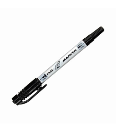 Marker PILOT CD/DVD BG dwustronny czarny