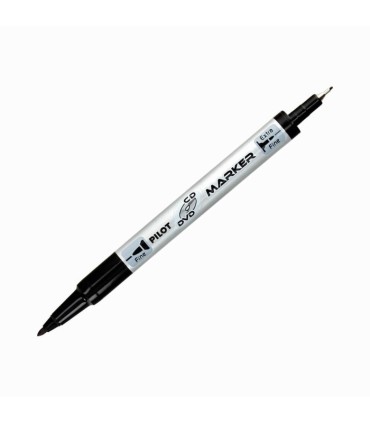 Marker PILOT CD/DVD BG dwustronny czarny
