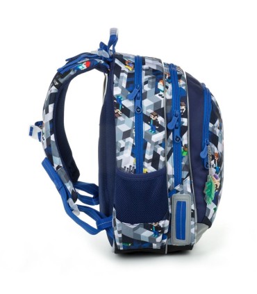 Plecak dwukomorowy dla chłopca Topgal ELLY 19014