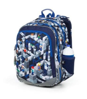 Plecak dwukomorowy dla chłopca Topgal ELLY 19014