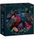 PUZZLE 500 elementów okrągłe ROUND SECRET GARDEN ogród pawie INTERDRUK