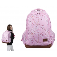 Dwukomorowy plecak szkolny St.Right, Blossom BP47