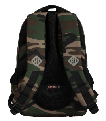 Dwukomorowy plecak szkolny St.Right 19 L, Moro BP26