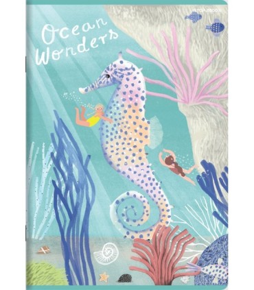 5x ZESZYT TOP 2000 A5 16 KARTEK OCEAN WONDERS KRATKA KAŻDY INNY