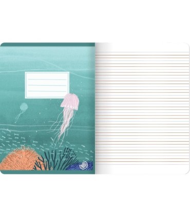 5x ZESZYT TOP 2000 A5 16 KARTEK OCEAN WONDERS TRZYLINIA KAŻDY INNY