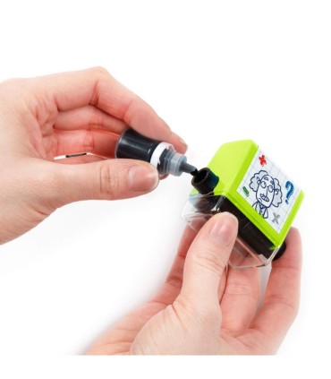 DRUKARKA MATEMATYCZNA ODEJMOWANIE nauka liczenia pieczątka KIDEA