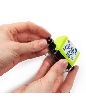 DRUKARKA MATEMATYCZNA ODEJMOWANIE nauka liczenia pieczątka KIDEA