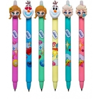 Długopis wymazywalny Colorino FROZEN KRAINA LODU - zestaw 6 sztuk