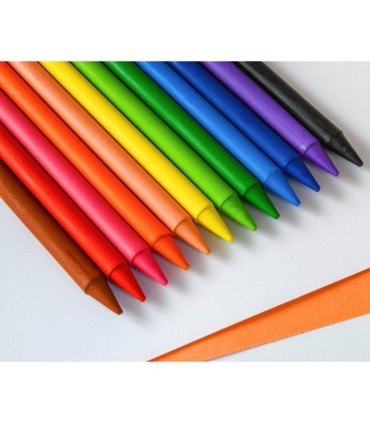 Kredki świecowe dla dzieci BIC Kids Plastidecor pudełko 12 sztuk