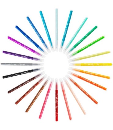 FLAMASTRY MAZAKI BIC COULEUR FLUO 24 KOLORY W TYM 3 FLUORESCENCYJNE, PISAKI