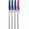 Długopisy BIC Round Stic Exact cienka końcówka 0,7 mm – różne kolory, komplet 4 szt.
