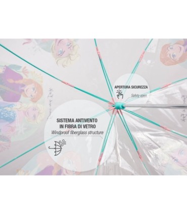 Parasolka dziecięca głęboka przezroczysta automatyczna Perletti FROZEN KRAINA LODU