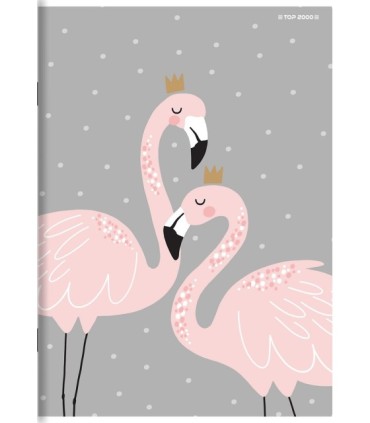 3 X ZESZYT TOP 2000 A4 32 KARTKI W TRZY LINIE DLA DZIEWCZYNKI