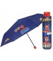 Składana do plecaka parasolka dziecięca PERLETTI włókno niebieska MARVEL SPIDERMAN