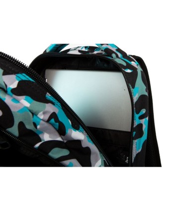 Plecak szkolny CoolPack Dart XL 27L, CAMO  BLUE BADGES A29113