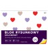 BLOK RYSUNKOWY KOLOROWY 10 KARTEK 10 KOLORÓW A3 80g Interdruk