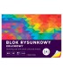 BLOK RYSUNKOWY KOLOROWY 10 KARTEK 10 KOLORÓW A3 80g Interdruk