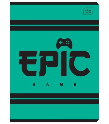 4 X ZESZYT A5, 60 KARTEK, LINIA Z MARGINESEM, INTERDRUK, FLUO FSC