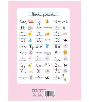 3 SZT. X ZESZYT A4 DO NAUKI PISANIA, 32 KARTKI, W TRZY LINIE, GRUBE KARTKI