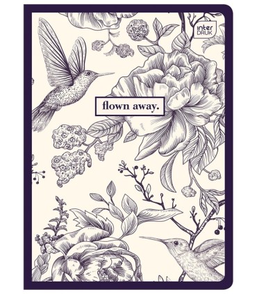 4 X ZESZYT A5, 60 KARTEK, LINIA Z MARGINESEM, INTERDRUK TRENDS, DLA DZIEWCZYNY