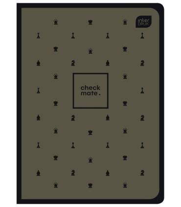 4 X ZESZYT A5, 60 KARTEK, LINIA Z MARGINESEM, INTERDRUK SZACHY