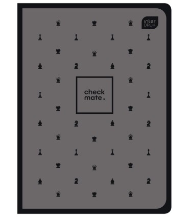 4 X ZESZYT A5, 60 KARTEK, LINIA Z MARGINESEM, INTERDRUK SZACHY