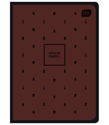 4 X ZESZYT A5, 60 KARTEK, LINIA Z MARGINESEM, INTERDRUK SZACHY