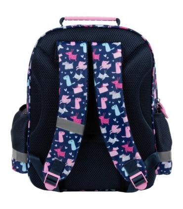 Plecak szkolny dwukomorowy Derform Cleo & Frank 42 piesek