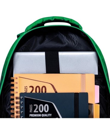 Plecak szkolny trzykomorowy Astra BAG AB300 PIXEL HERO dla fana Minecraft