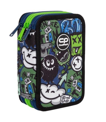 PIÓRNIK POTRÓJNY Z WYPOSAŻENIEM COOLPACK JUMPER 3 MONSTER TEAM