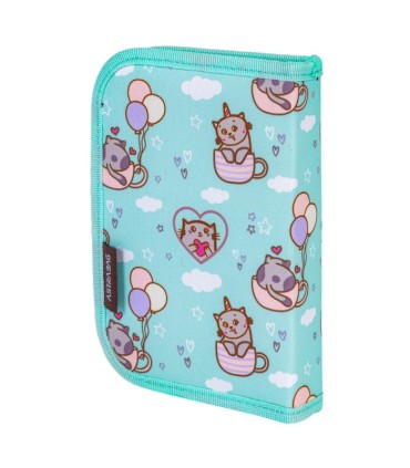 Piórnik jednokomorowy dwuklapkowy ASTRABAG KITTY'S WORLD