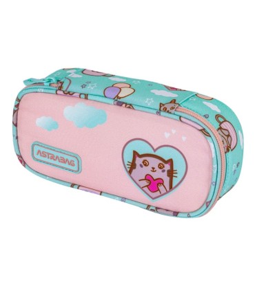 Usztywniany piórnik  saszetka ASTRABAG AC6 KITTY'S WORLD