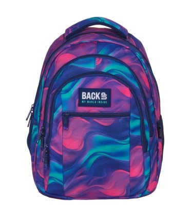 Plecak szkolny trzykomorowy Derform BACKUP O KOLOROWE MARZENIE