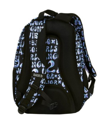 Plecak szkolny trzykomorowy Derform BACKUP model O NAPISY HOLO