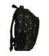 Plecak szkolny trzykomorowy Derform BACKUP model X MONSTER GREEN