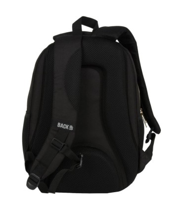 Plecak szkolny trzykomorowy Derform BACKUP model O GEOMETRIC GOLD